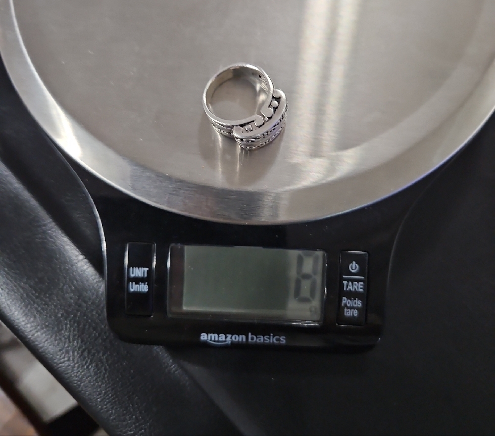 Solid 925 Ring S Pattern - image 6